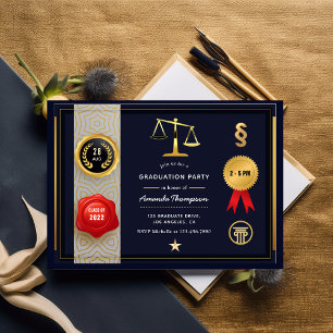 Invitation à la soirée de remise des diplômes en d