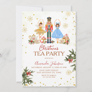 Invitation à la soirée de thé de Noël du ballet Ca