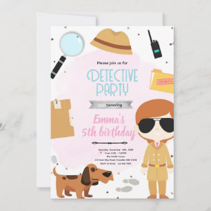 Invitation à la soirée d'enquête des filles