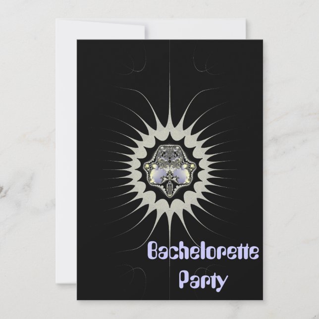 Invitation à la soirée d'enterrement de vie de jeu (Devant)