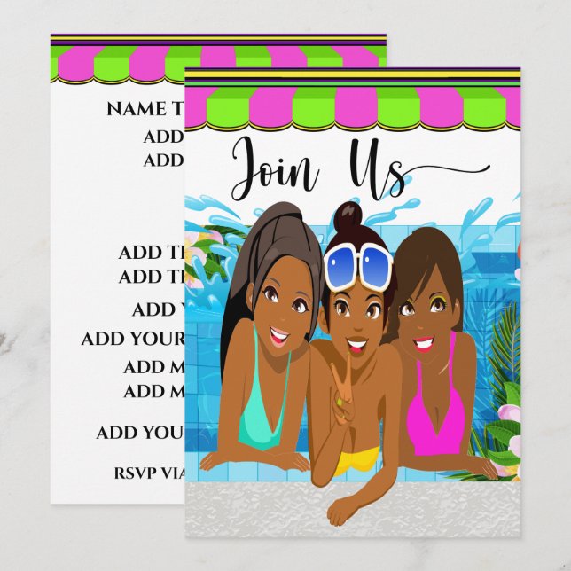 Invitation à la Soirée des Dames (Devant / Derrière)