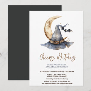 Invitation à la soirée d'Halloween sous la Lune au