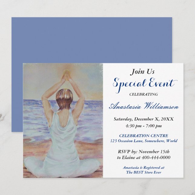 INVITATION À LA SOIRÉE DU PARTI DE SOLACE ET DE SÉ (Devant / Derrière)