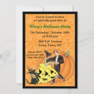 Invitation à la soirée Halloween de Cat And The Fi