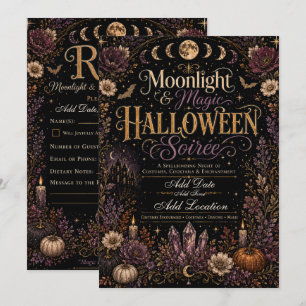 Invitation à la Soirée Halloween Moonlight & Magic
