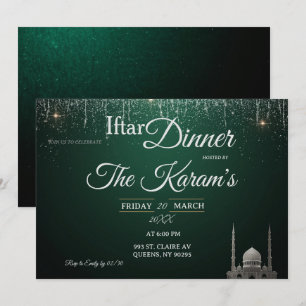 Invitation à la soirée Iftar du Ramadan à la mosqu
