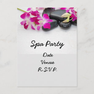 Invitation à la soirée Spa de l'Orchidée Pourpre a