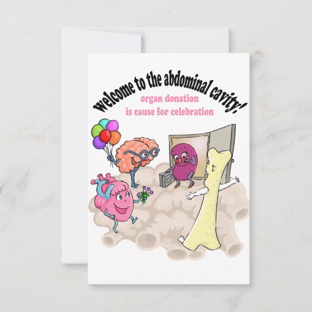 Invitation à la transplantation d'organes (Devant)