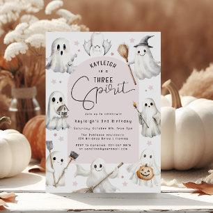 Invitation à la troisième fête d'anniversaire de T