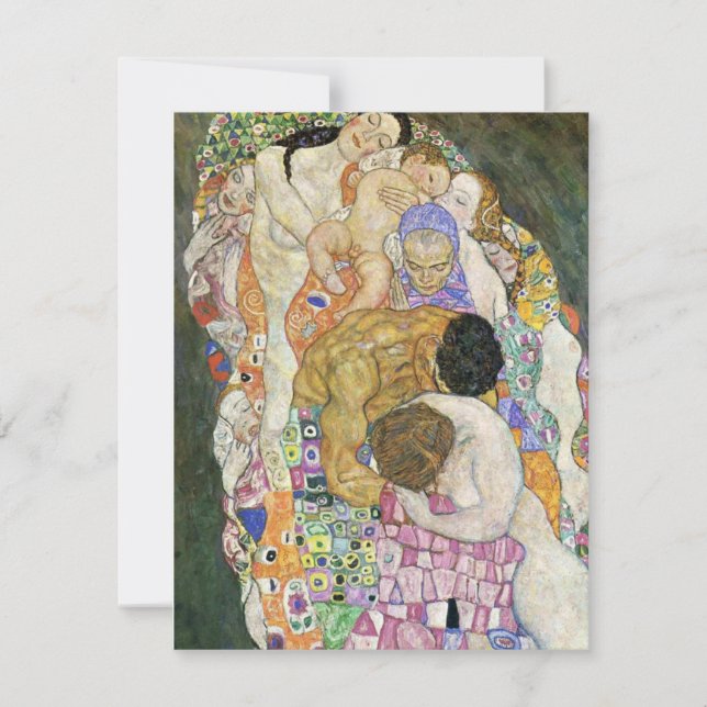 Invitation à la vie et à la mort de Gustav Klimt (Devant)