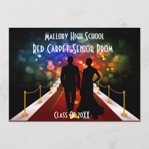 invitation à la vitrine de tapis rouge ou à la vit