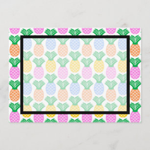 Invitation à l'ananas tropical vierge