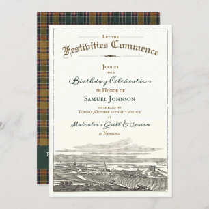 Invitation à l'Ancien Antique Vintage