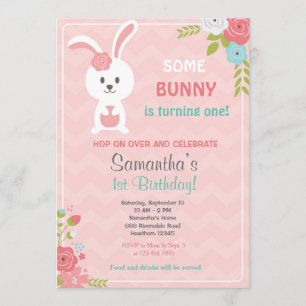 Invitation à l'anniversaire de Bunny / Invitation