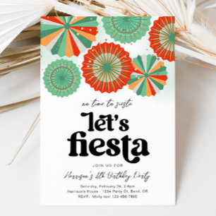 Invitation à l'anniversaire de Fiesta