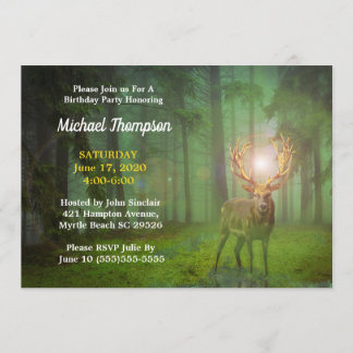 Invitation à l'anniversaire de Forest Deer