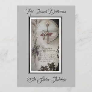 Invitation à l'anniversaire de Jésus Silver