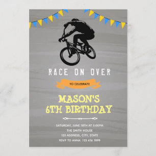 Invitation à l'anniversaire de la bicyclette de rê
