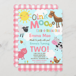 Invitation à l'anniversaire de la ferme Old MacDon