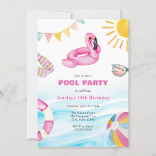 Invitation à l'anniversaire de la fête de la pisci