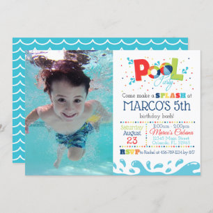 Invitation à l'anniversaire de la fête de la pisci
