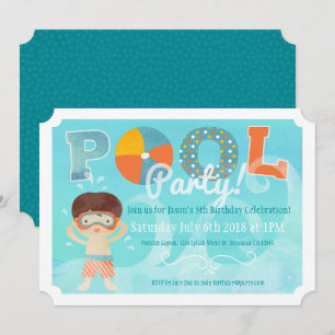 Invitation à l'anniversaire de la fête de la pisci