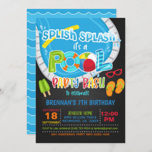 Invitation à l'anniversaire de la fête de la pisci