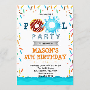 Invitation à l'anniversaire de la fête de la pisci