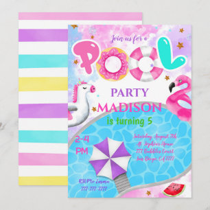 Invitation à l'anniversaire de la fête de la pisci