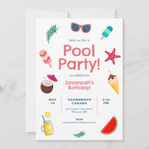 Invitation à l'anniversaire de la fête de la pisci