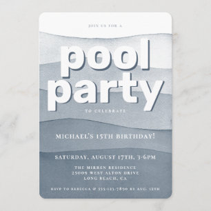 Invitation à l'anniversaire de la fête de la pisci