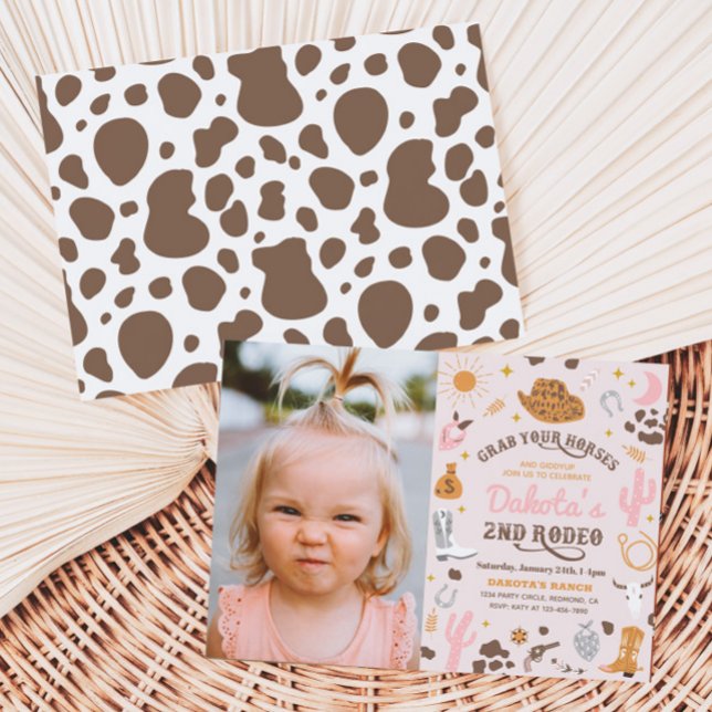 Invitation à l'anniversaire de la fille | 2e Invit (Créateur téléchargé)