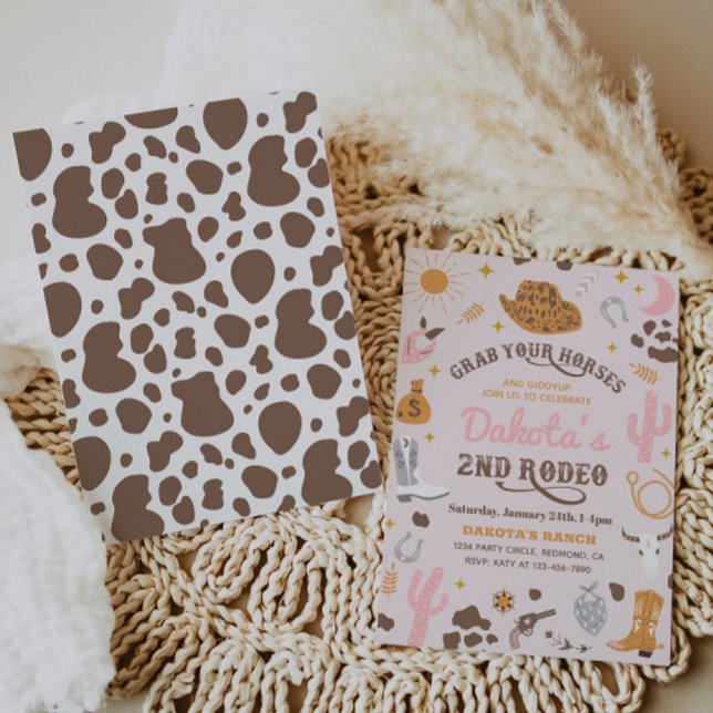 Invitation à l'anniversaire de la fille | 2e Invit (Créateur téléchargé)