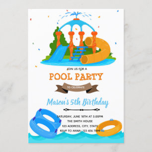 Invitation à l'anniversaire de la piscine du parc