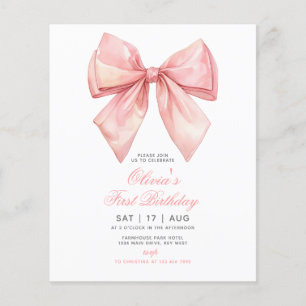 Invitation à l'anniversaire de la première fille r