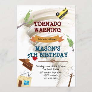 Invitation à l'anniversaire de la Tornade