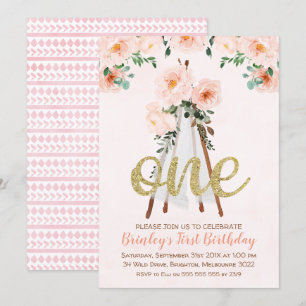 Invitation à l'anniversaire de la tribu BohoTribal