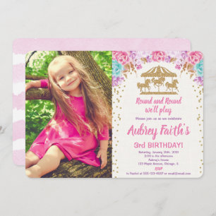 Invitation à l'anniversaire de la turquoise photo 