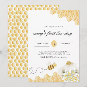Invitation à l'anniversaire de l'abeille
