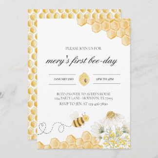 Invitation à l'anniversaire de l'abeille