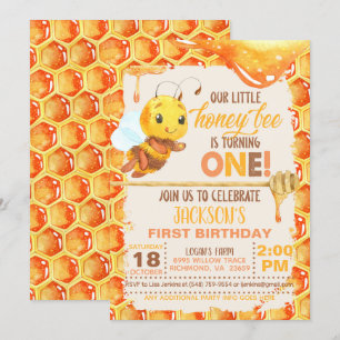 Invitation à l'anniversaire de l'abeille