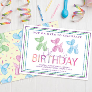 Invitation à l'anniversaire de l'animal
