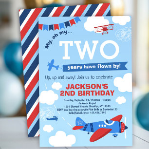Invitation à l'anniversaire de l'avion
