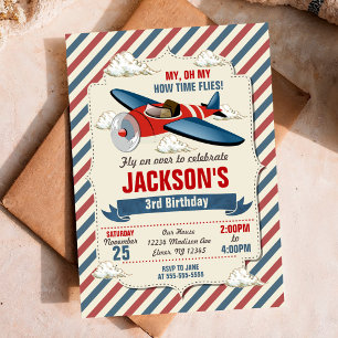 Invitation à l'anniversaire de l'avion / Fête des 