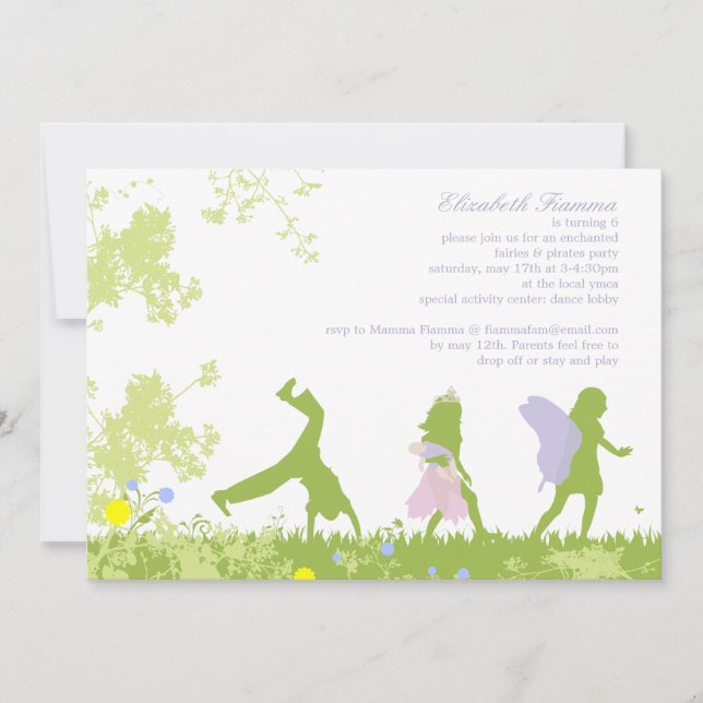 Invitation à l'anniversaire de l'enfant (Devant)