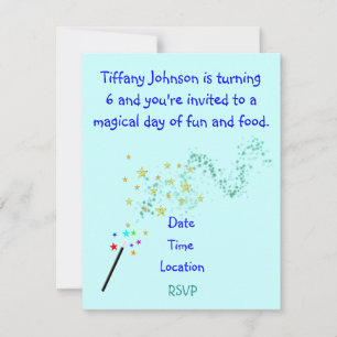 Invitation à l'anniversaire de l'enfant