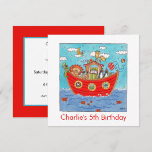 Invitation à l'anniversaire de Noé