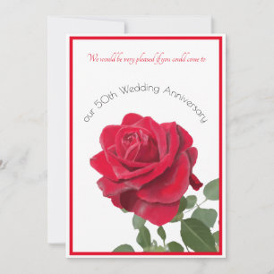 Invitation à l'anniversaire de Rose Rouge ou à un