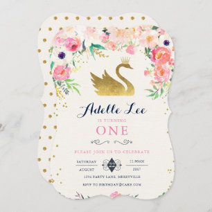 Invitation à l'anniversaire de Swan