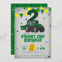 Invitation De Theme De Tracteur Zazzle Fr